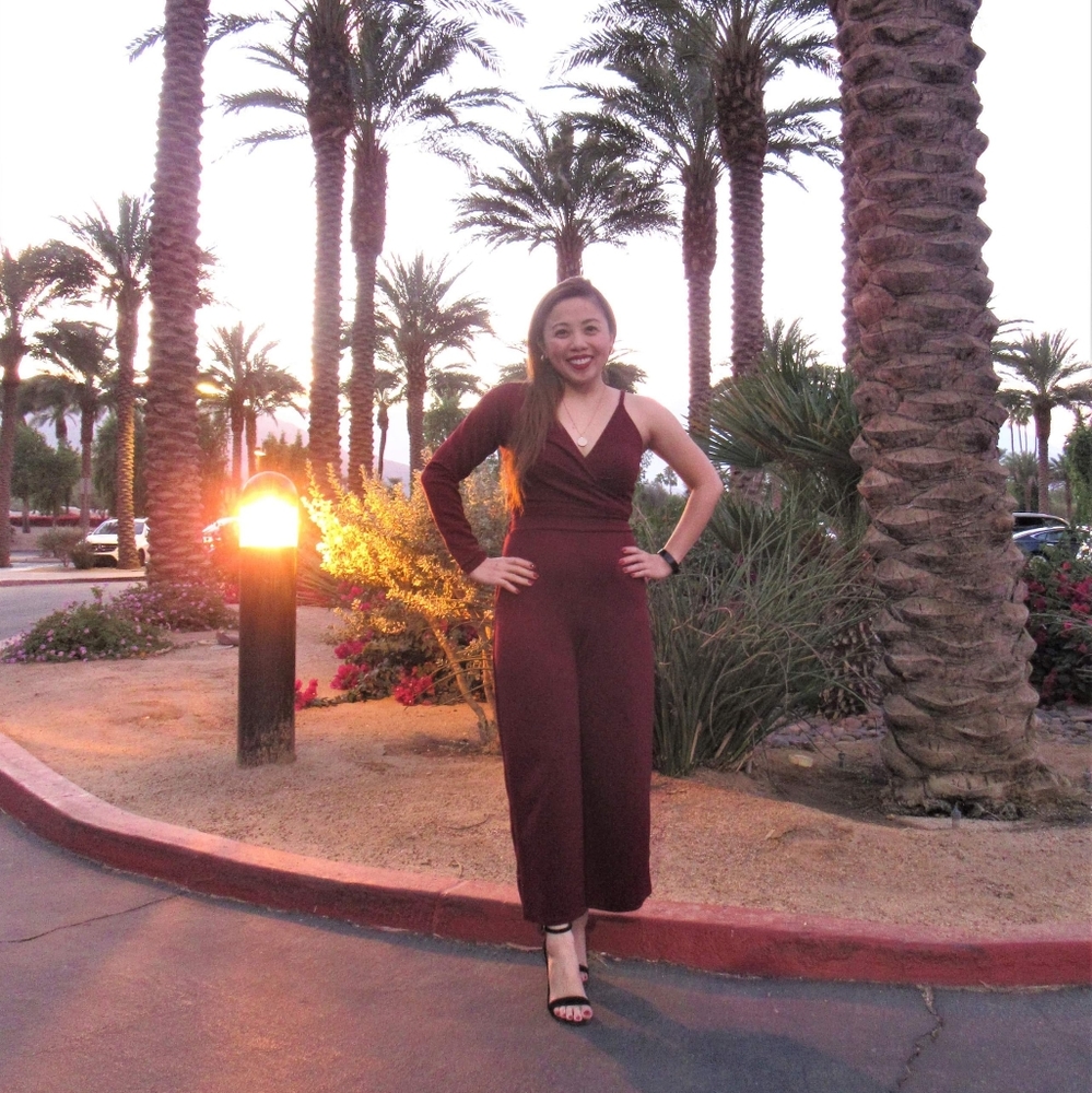 Wrap Crop Top and Wide Leg Pants 2 Piece Set New!